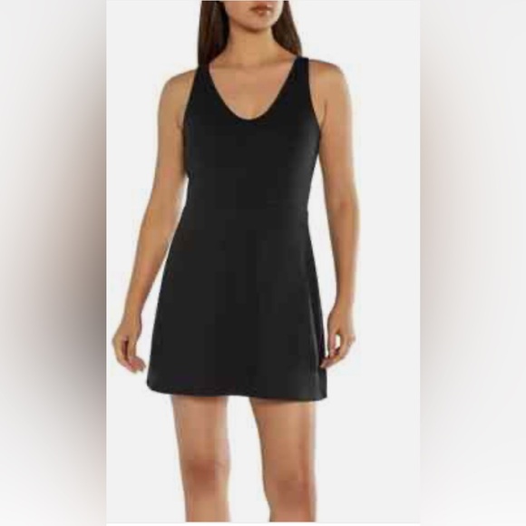GAP Dresses & Skirts - GAP Black Active Dress with Shorts NWT